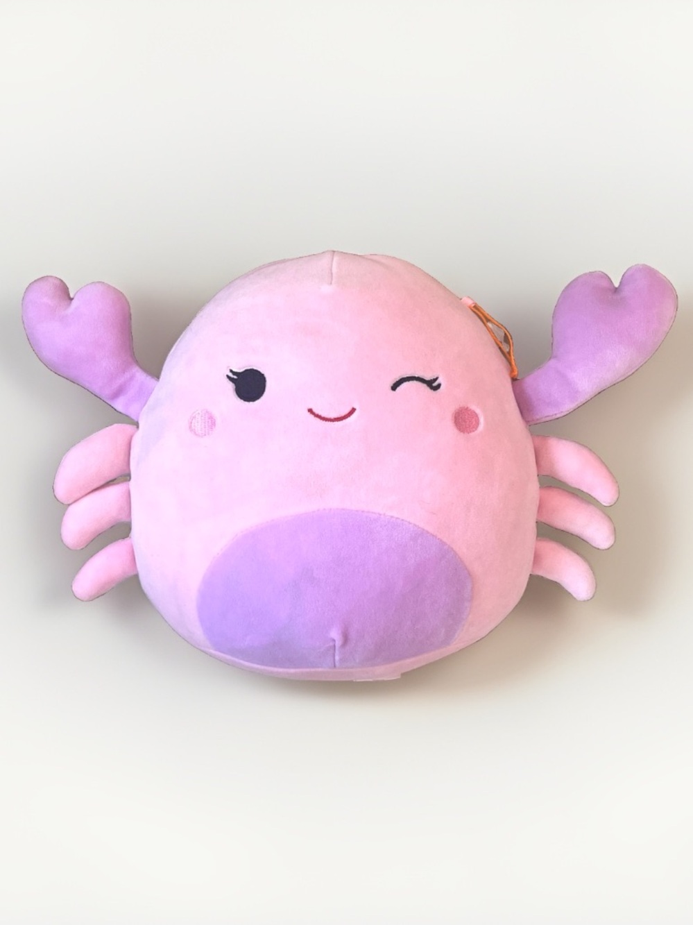 Squishmallows Plush Toy Cosmina the Pink Crab Official Kellytoy Collectible